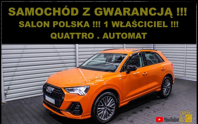 samochody osobowe Audi Q3 cena 134444 przebieg: 43000, rok produkcji 2019 z Urzędów